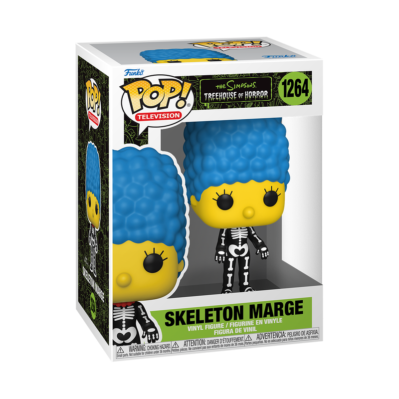 Funko Pop! The Simpsons - Skeleton Marge #1264 with Protector Case | Collectible Vinyl Figure for Halloween, TV Show Fans & Pop Culture Enthusiasts