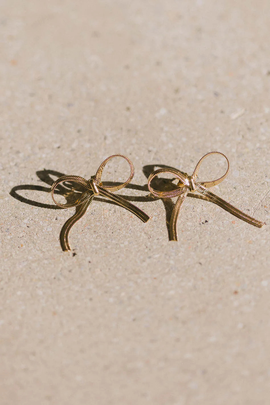 Elegant Alicia Bow Earrings for Women - Dainty Gold Plated Stud Earrings for Daily Wear | Perfect for Parties, Weddings, and Gifts
