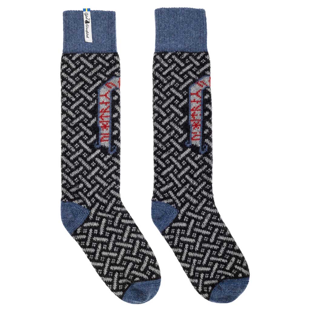 Futhark Thorbjörg Wool Socks for Women & Men - Warm Winter Hiking Socks - Soft Merino Wool Blend for Outdoor Activities, Camping & Cold Weather