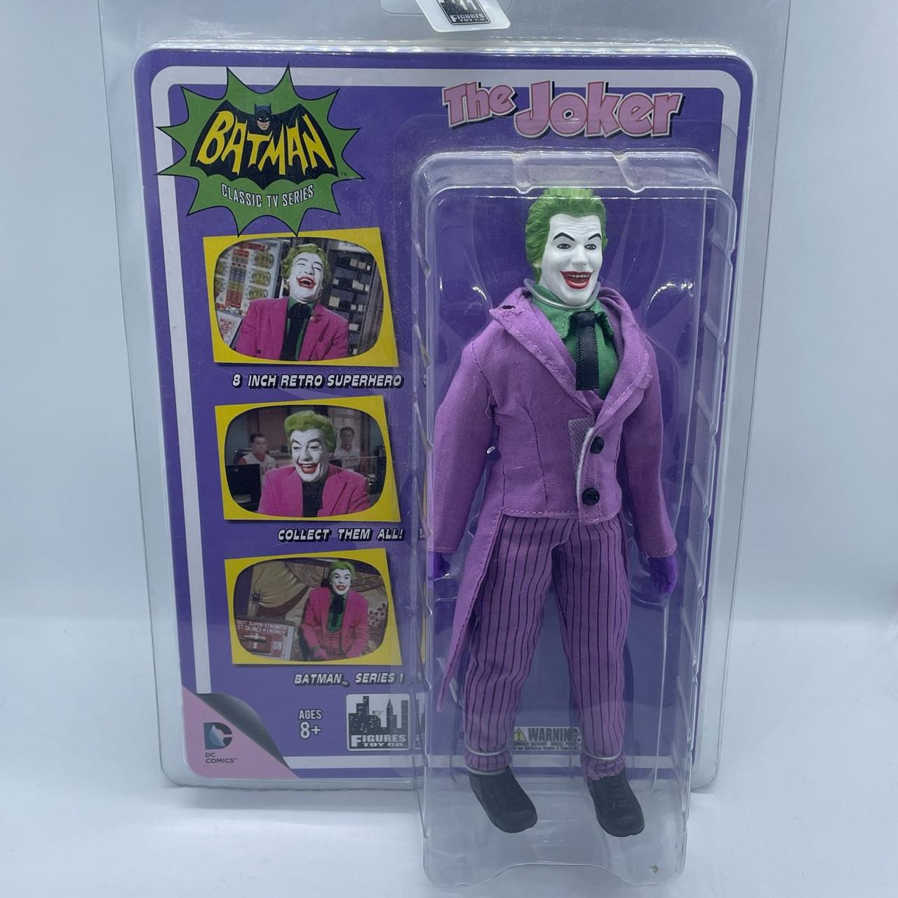 Batman Classic TV Series The Joker Action Figure - Collectible DC Comics Villain Toy for Display & Gifts - Perfect for Superhero Fans & Comic Book Collectors