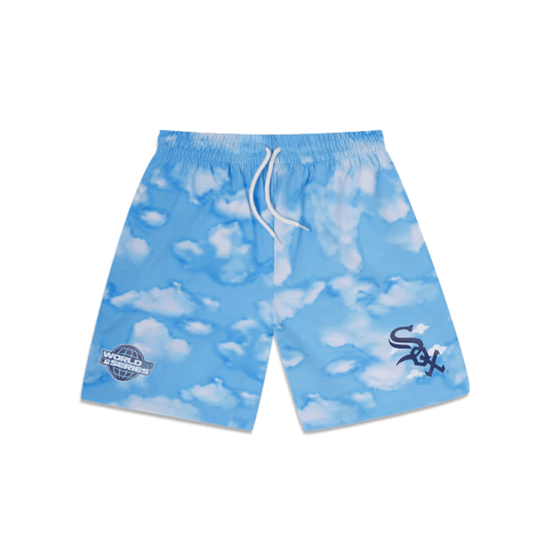 Chicago White Sox Cloud Blue Men's Baseball Shorts - Comfortable Athletic Shorts for Baseball Games, Gym Workouts & Casual Wear