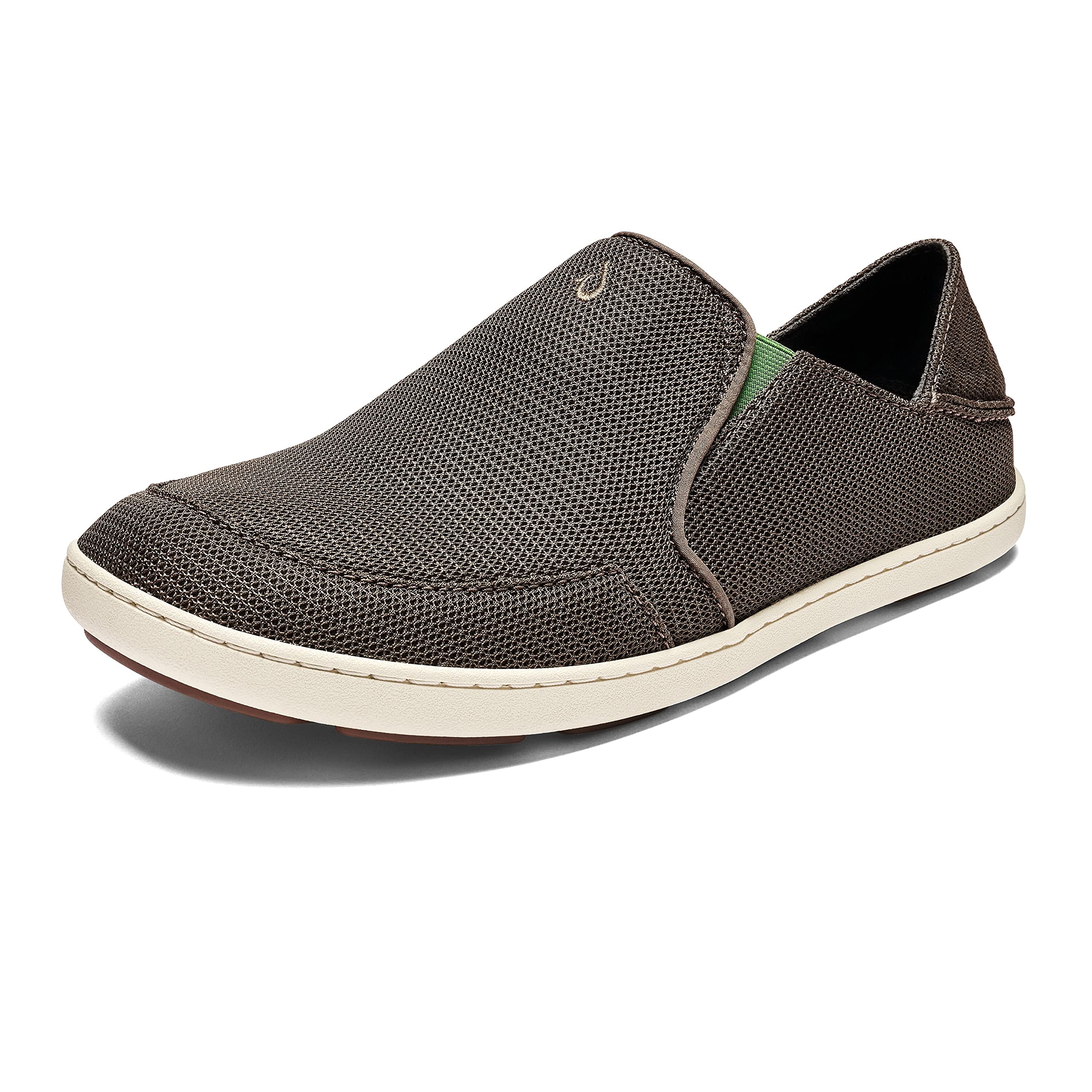 OLUKAI Men's Nohea Mesh Slip-On Shoes - Comfortable Breathable Casual Loafers for Walking, Travel & Everyday Wear
