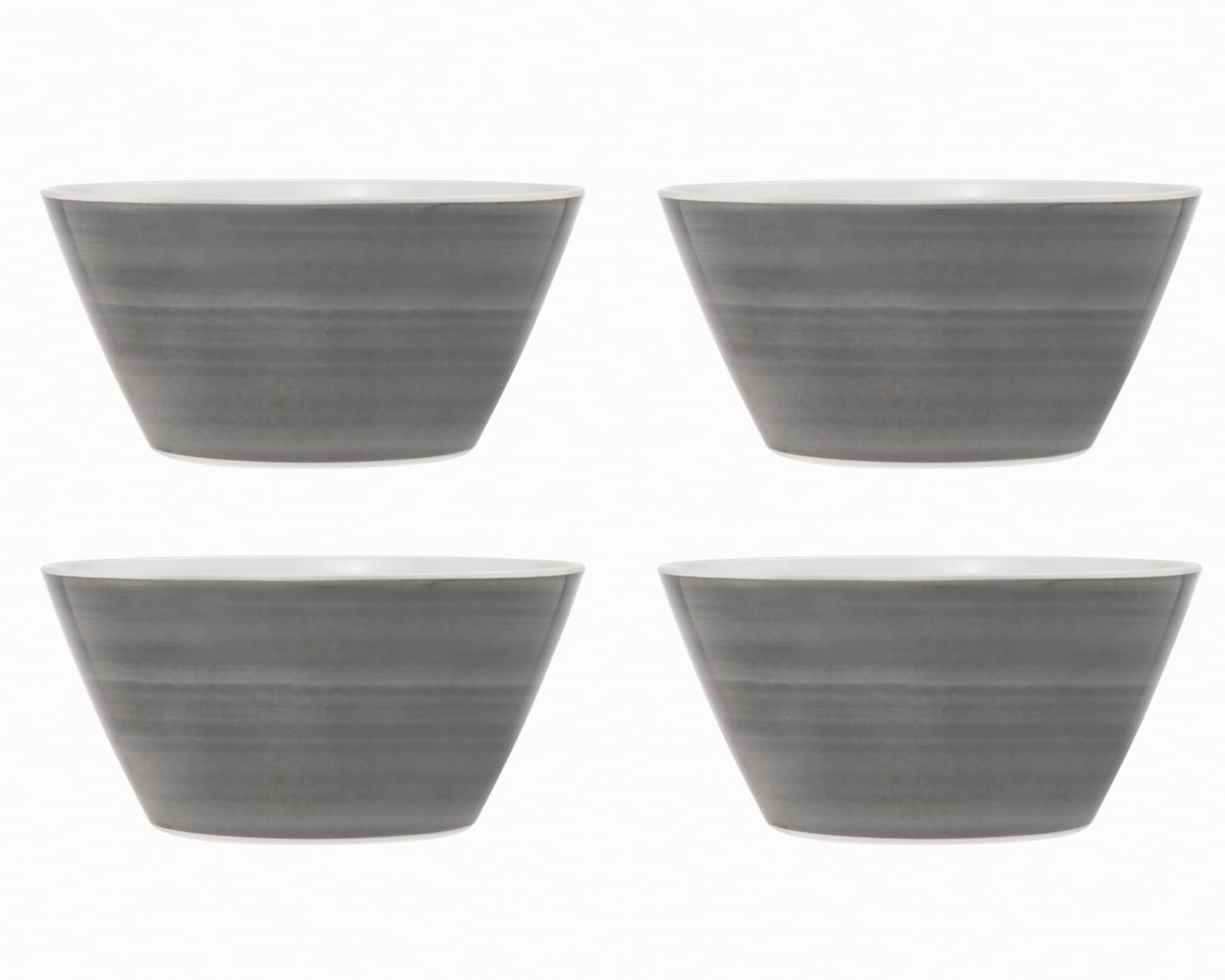 Godinger 6-Inch Melamine Soup Cereal Dessert Bowl - Shatterproof, Durable & Stylish Swirl Design - Perfect for Everyday Meals, Parties & Outdoor Dining