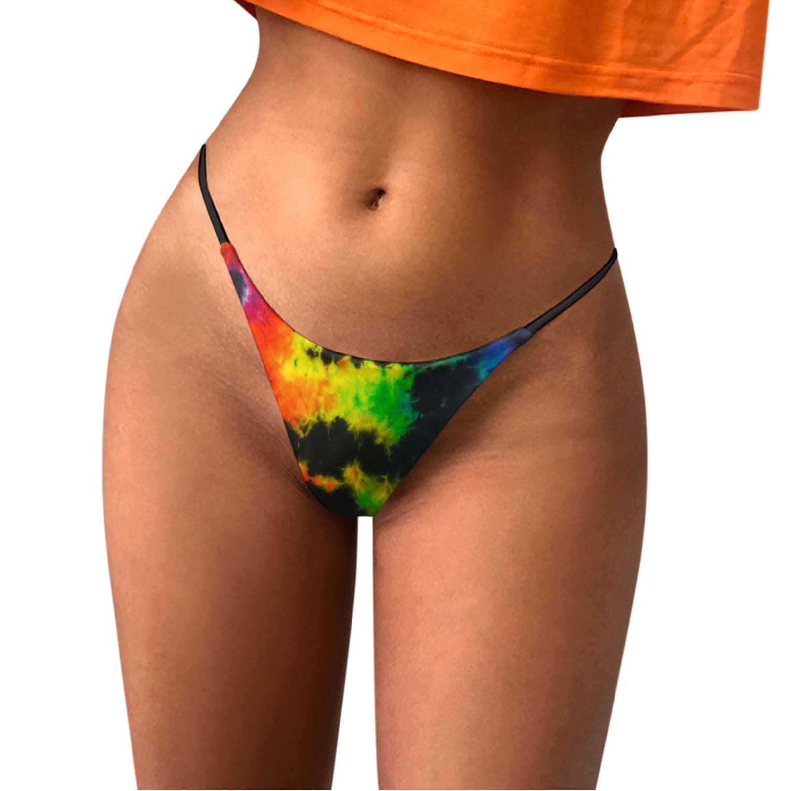 Full Coverage Cotton Underwear for Women - Sexy Thong Panties with Fashion Print, Comfortable Low Waist Design | Perfect for Daily Wear, Lounge & Intimate Moments
