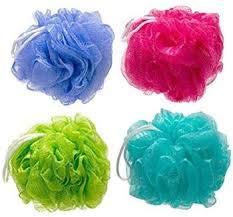SIA VENDORS™ Exfoliating Body Scrubber Belt - Washable Skin Scrubber for Men & Women - Gentle Bath Scrub for Dead Skin & Dirt Removal - 4 Pack Multi-Color (Random) - Perfect for Shower, Spa & Daily Skincare Routine