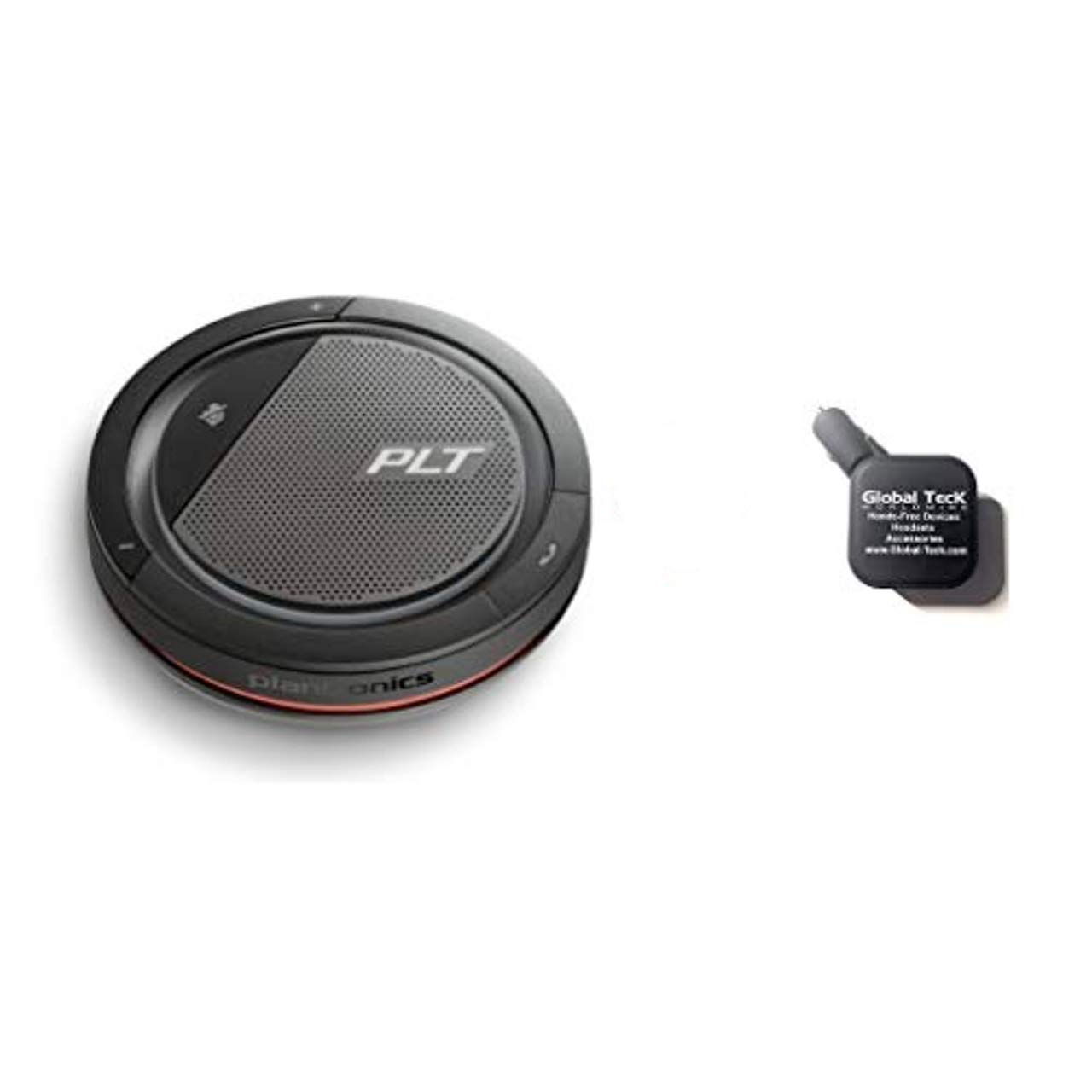 Plantronics Calisto 3200 USB PC Speakerphone with Charger 210901-01-B - Portable USB Conference Speaker for Skype for Business, Webex, Jabber - Compatible with USB Deskphones & USB-C Devices - Perfect for Home Office & Remote Meetings