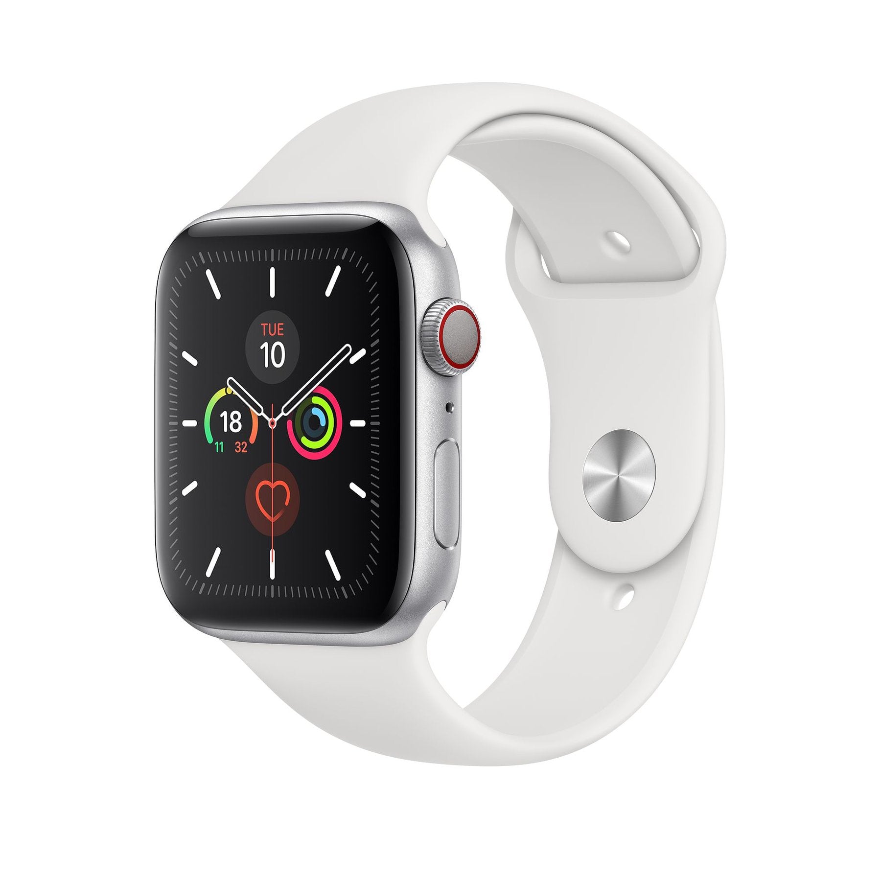 Premium Sport Band for Apple Watch - White | Comfortable & Durable Fitness & Running Strap for Workouts & Daily Wear