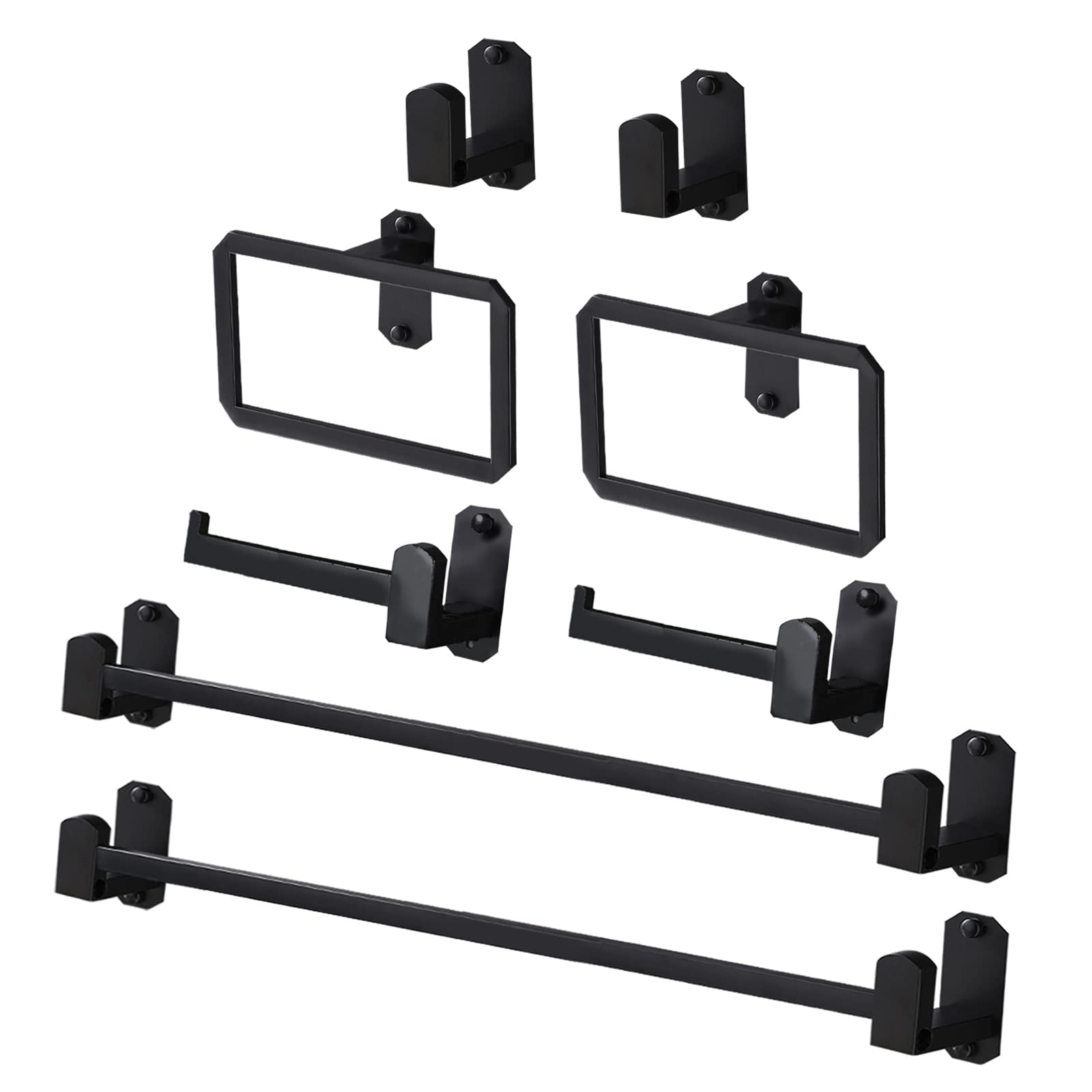 8-Piece Modern Bathroom Accessory Set - 24