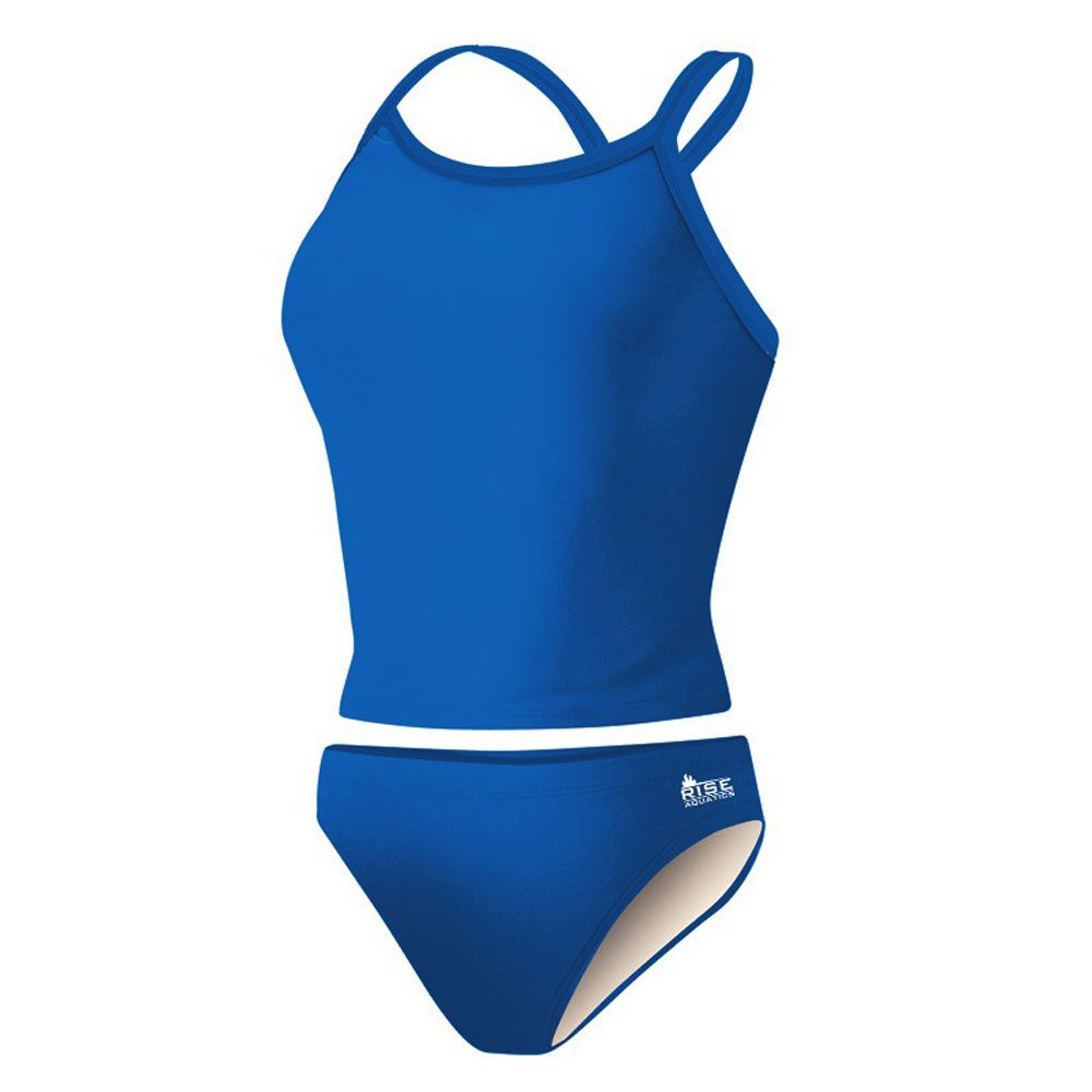 Rise Solid Workout Tankini Top - Small Size in Royal Blue | High Performance Swimwear for Women | Perfect for Swimming, Beach Vacations & Water Aerobics
