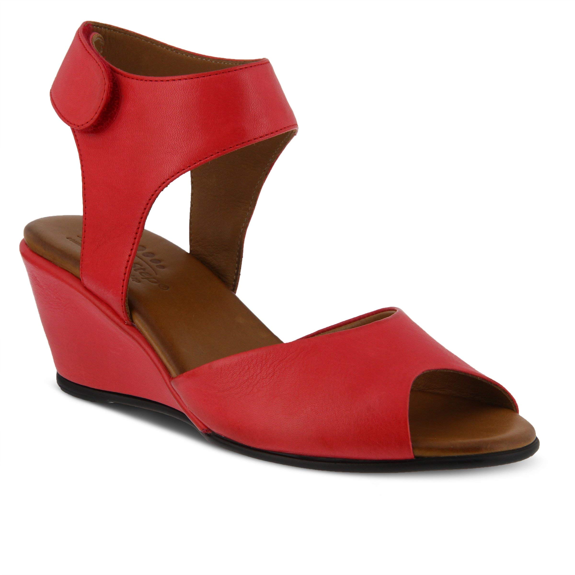 Spring Step Women's Marjory Comfort Wedge Sandal - Stylish & Supportive Summer Shoes for Walking, Beach, and Casual Outings