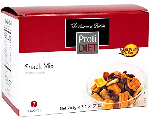 ProtiDiet High Protein Snack Mix - Low Carb Keto Friendly Snacks for Weight Loss & Energy Boost - Perfect for Office, Gym, and On-the-Go Healthy Snacking