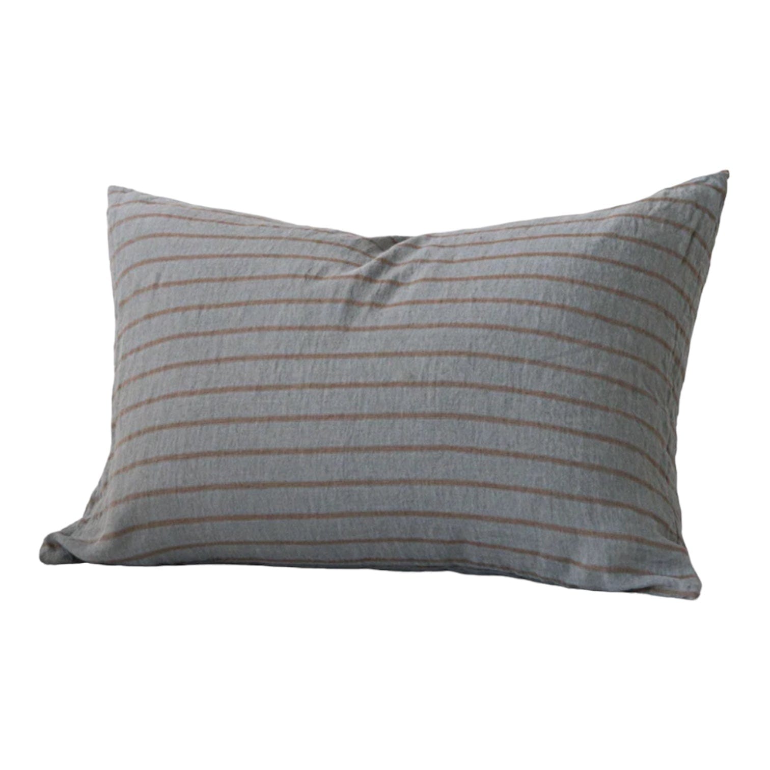 Premium Striped Linen Pillowcase Set - Soft Breathable Bedding for Men & Women - Perfect for Home, Hotel, and Travel Use