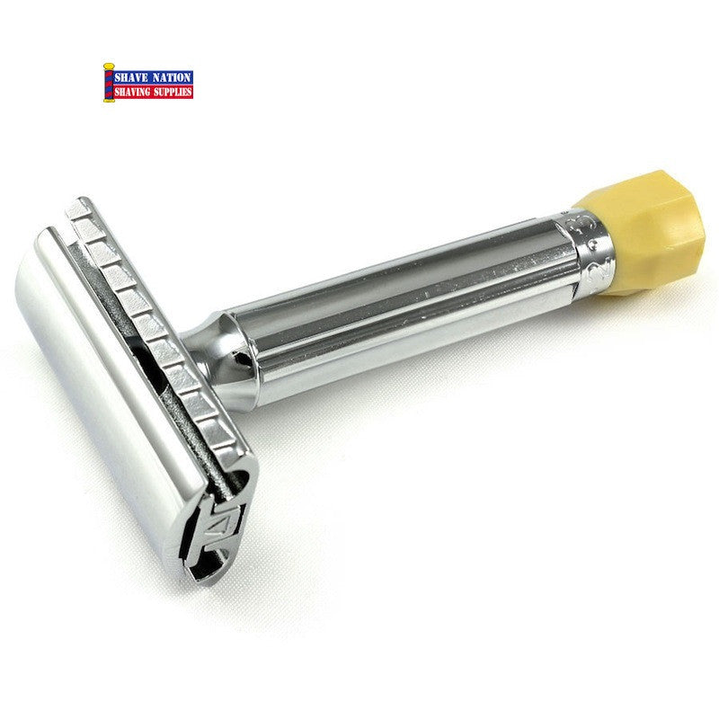 Merkur Progress Adjustable Safety Razor for Men - Premium Double Edge Razor with Smooth Shaving & Precision Control - Perfect for Wet Shaving, Travel & Grooming Kits
