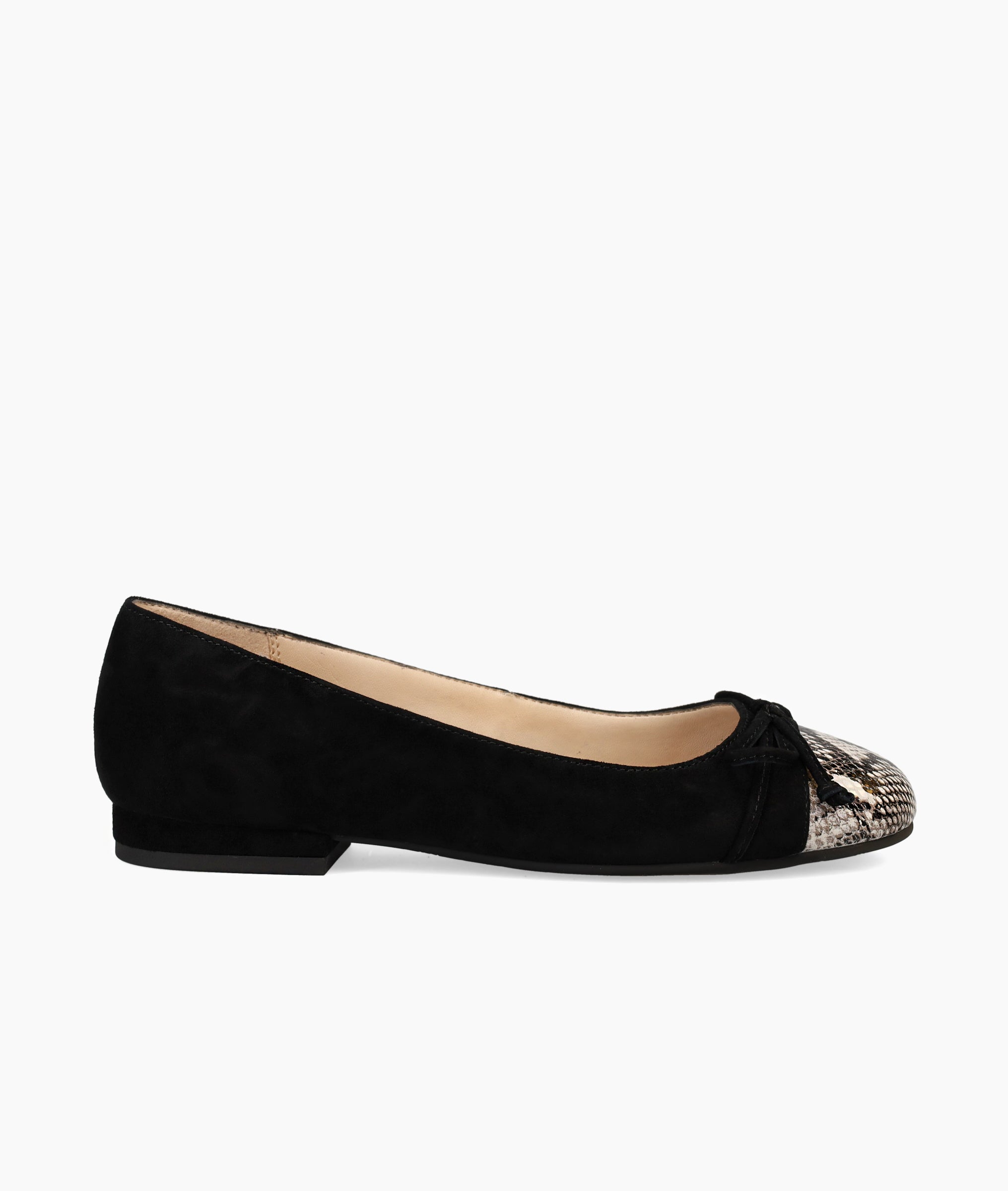 Saida Flat Shoes for Women - Comfortable Black Ballet Flats for Work, Office & Casual Wear | Slip-On Loafers with Cushioned Insole