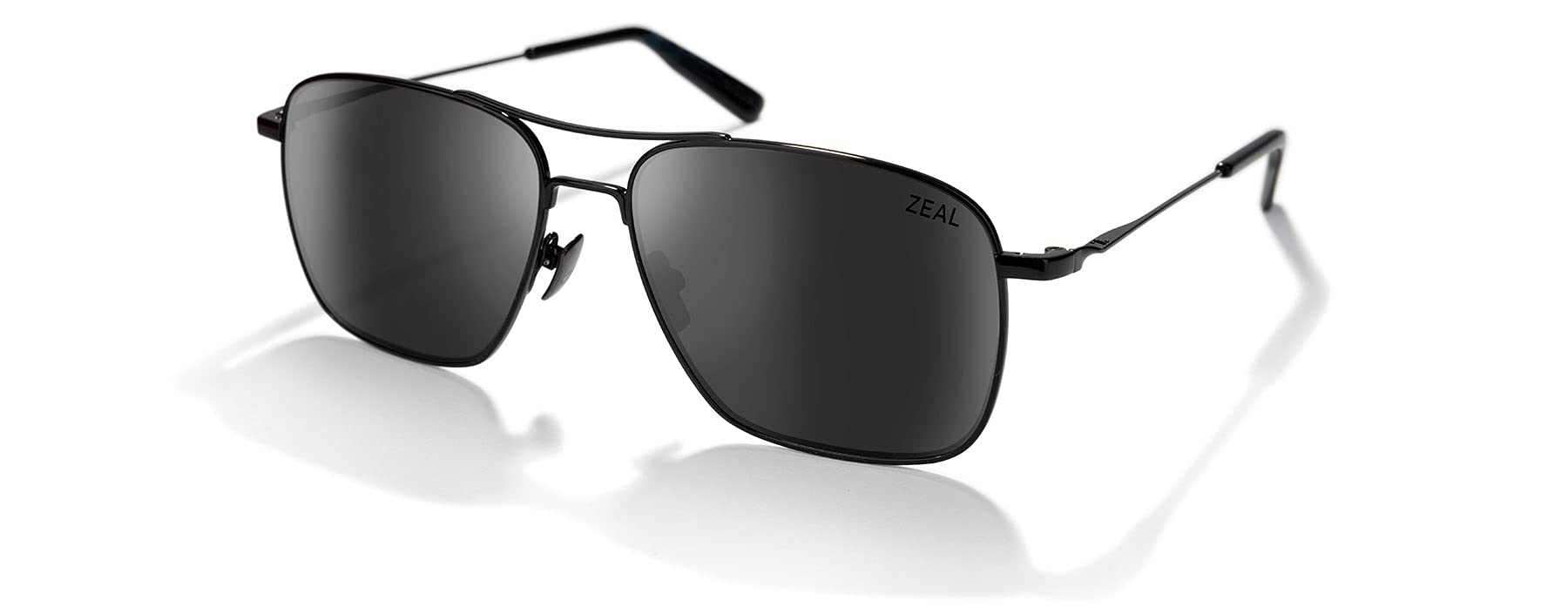 Zeal Optics Pescadero Square Aviator Polarized Sunglasses for Men & Women - UV Protection, Anti-Glare, Lightweight Frame - Perfect for Driving, Fishing & Outdoor Activities