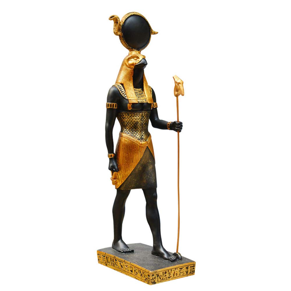 Ancient Egyptian Horus God Statue - Handcrafted Figurine of the Sky God, Egyptian Mythology Collectible, Home Decor & Spiritual Gift for History Lovers & Meditation Altar