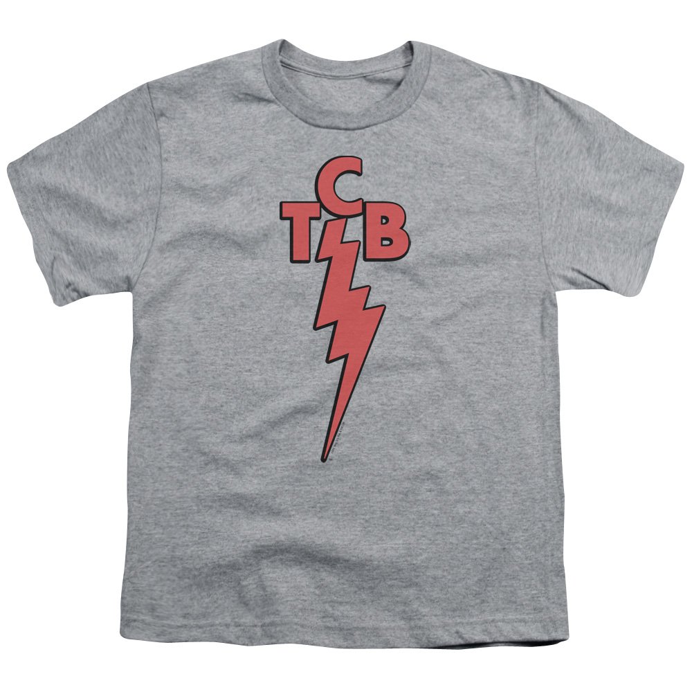 Elvis TCB Youth T-Shirt - Heather Grey Cotton Tee for Boys & Girls | Music Lovers Gift, Concert Outfit, Vintage Rock Style