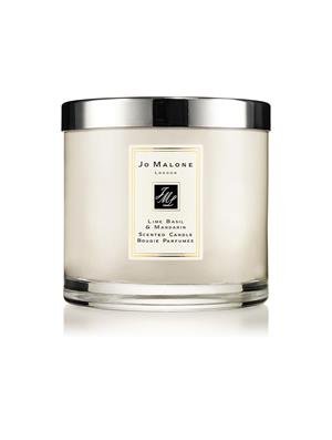 JO MALONE LONDON Lime Basil & Mandarin Luxury Scented Candle 600g - Home Fragrance for Living Room, Bedroom & Bathroom Decor