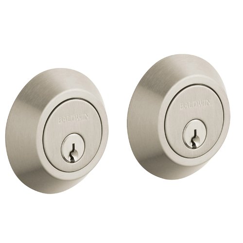 Baldwin Hardware 8242.055 High Security Deadbolt Lock - Solid Brass, Keyed Entry, ANSI Grade 1 - Perfect for Front Doors, Back Doors & Home Security