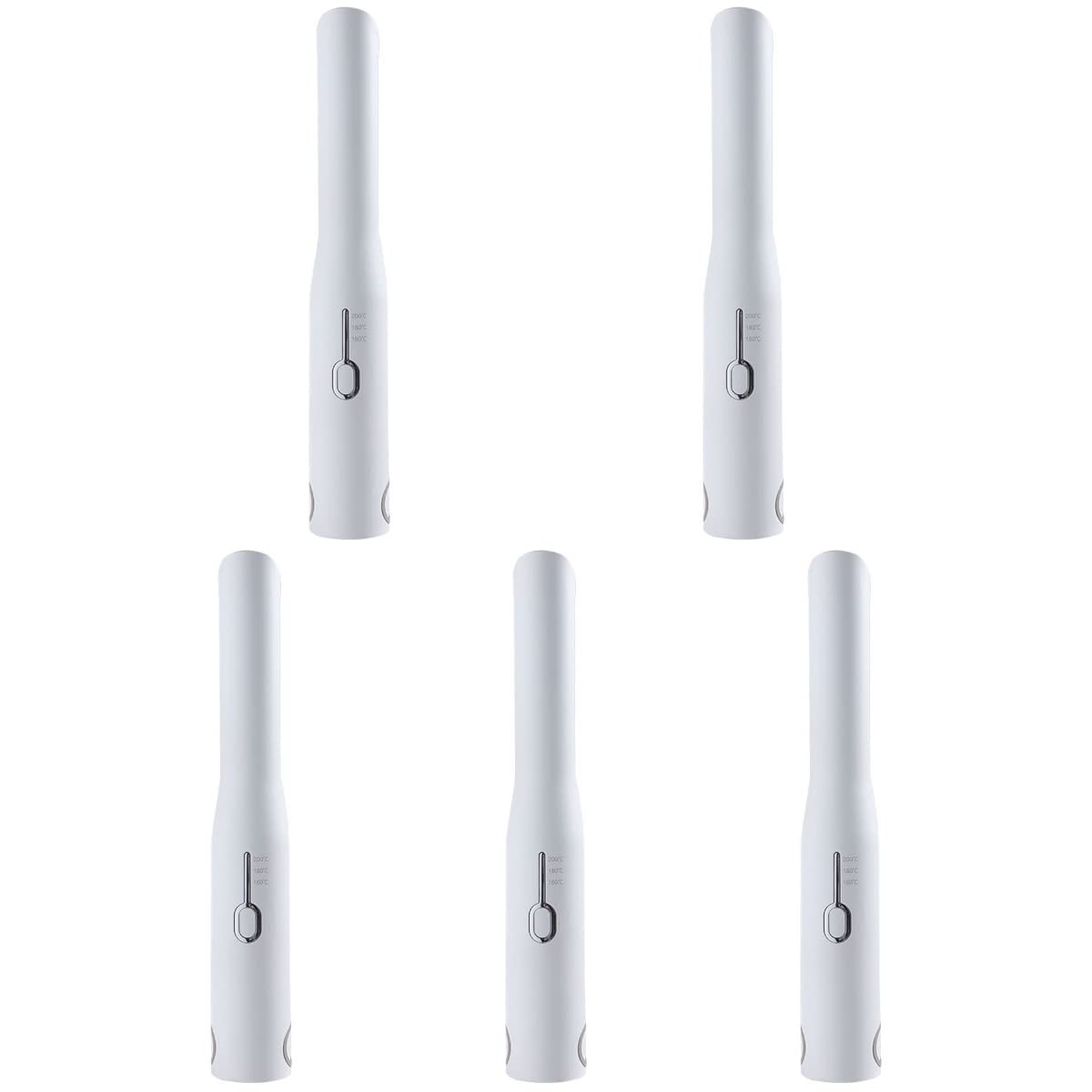 5pcs Mini Wireless Hair Curler & Crimper - Portable Styling Tool for Women, Perfect for Travel, Home & Salon Use