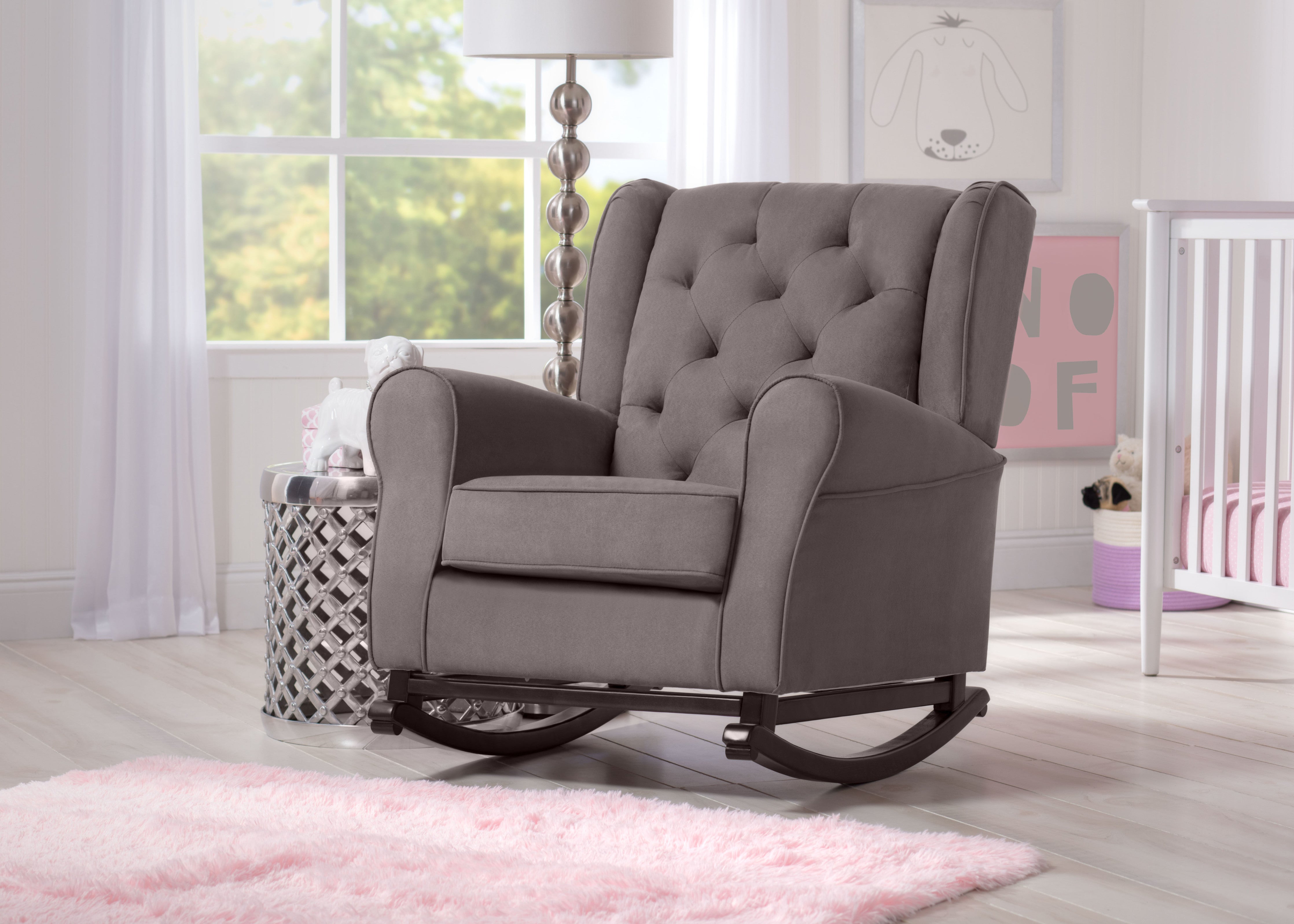 Emma Nursery Rocking Chair - Comfortable Baby Glider for Breastfeeding & Nursery Room - Perfect for Nursing, Reading & Relaxing with Your Newborn