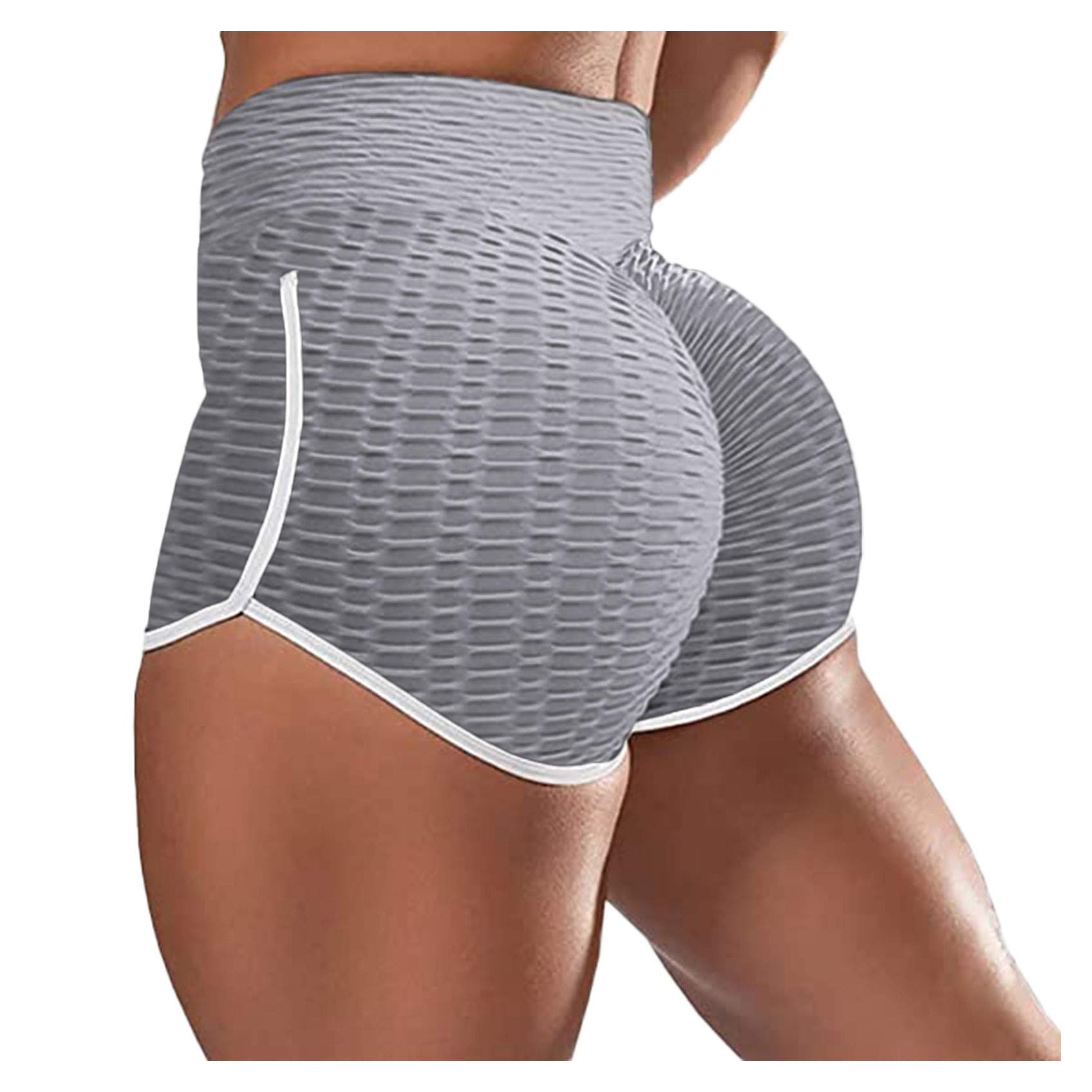 Women's High Waist Scrunch Booty Shorts for Yoga & Gym Workouts