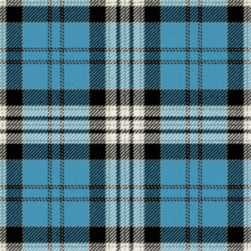 Authentic Anderson Blue Tartan Plaid Fabric - Premium Scottish Wool for Kilts, Scarves & Home Decor | Perfect for Traditional Outfits & DIY Crafts