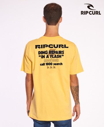Rip Curl Men's Relaxed Fit California T-Shirt - Soft Cotton Short Sleeve Tee for Casual Wear & Beach Outings