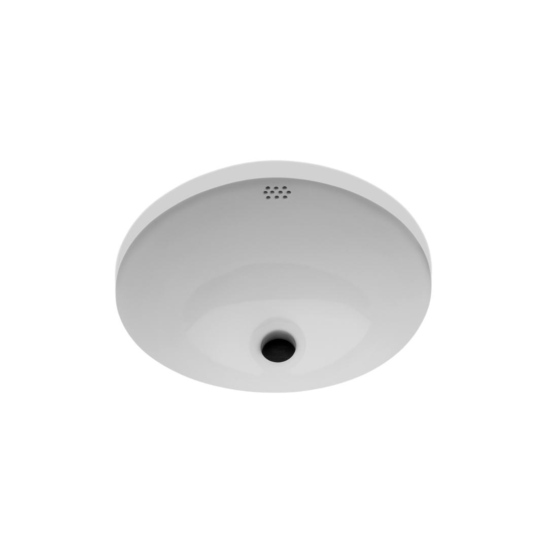 Waterworks Manchester Undermount Oval Vitreous China Bathroom Sink - 20.5 x 17 x 8 Inches, Double Glazed, Bright White - Perfect for Modern Bathrooms & Powder Rooms