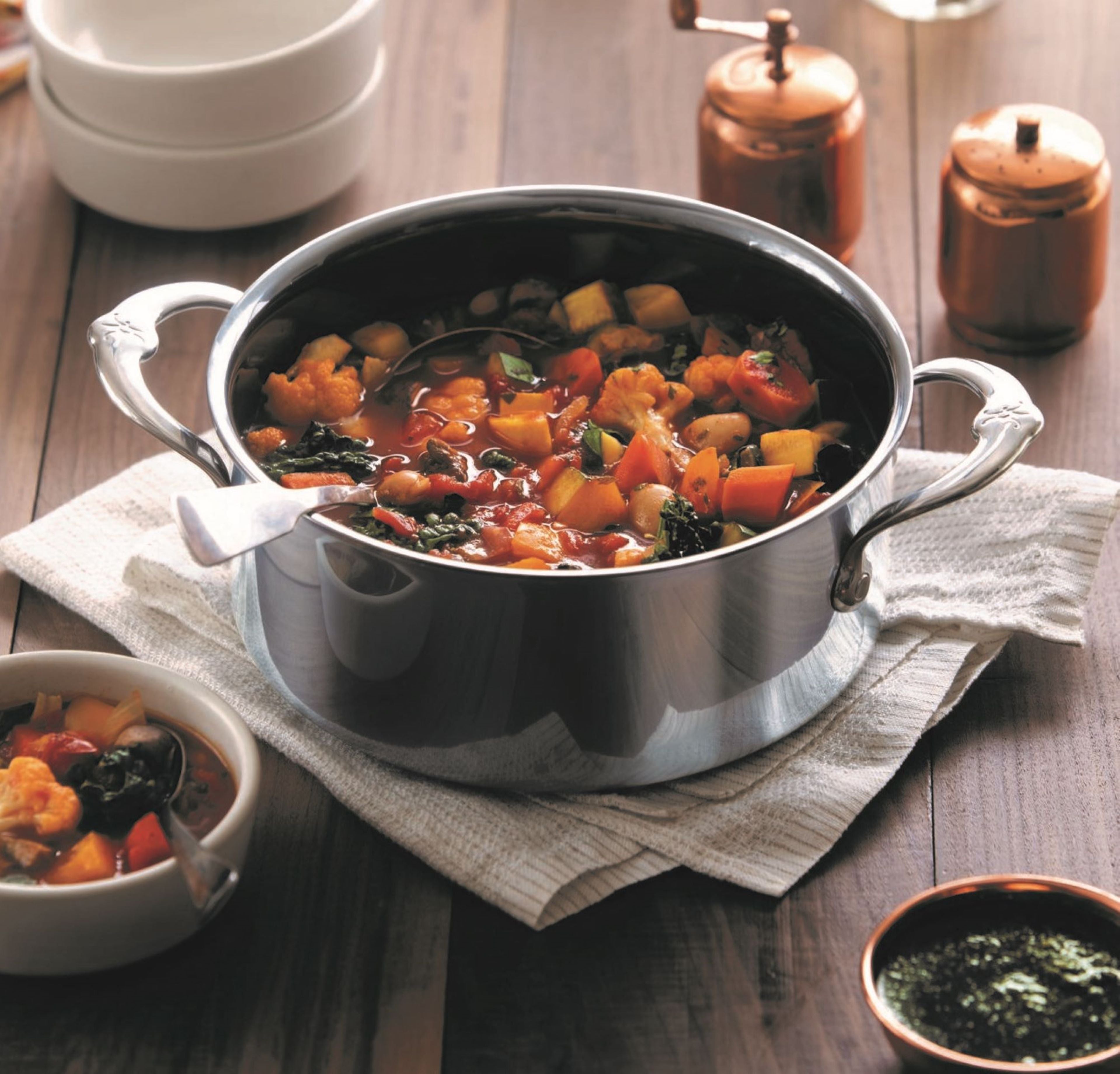 Nanobond 3 Quart Soup Pot - Premium Stainless Steel Cookware with Lid - Perfect for Homemade Soups, Stews, and Slow Cooking in Kitchen