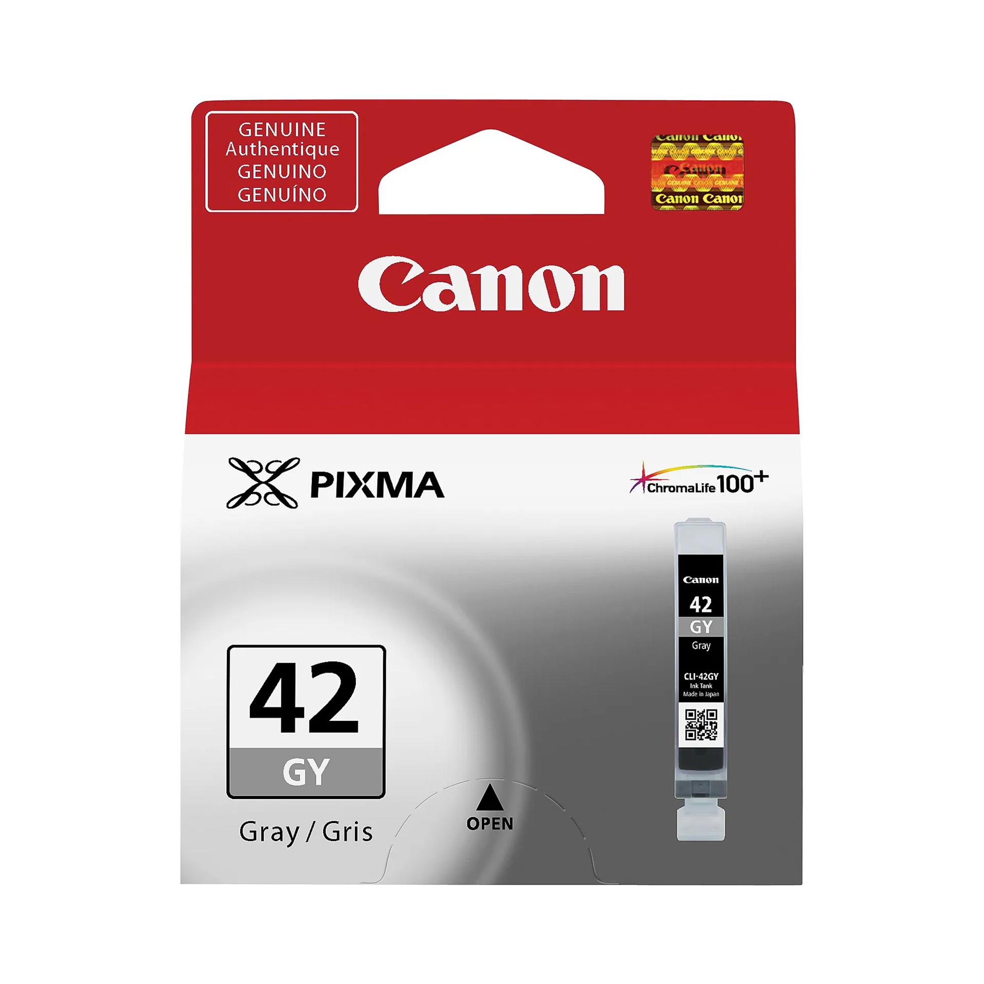 Canon CLI-42 Gray Ink Cartridge - Compatible with Canon Pixma Printers - High-Quality Replacement Ink for Home & Office Printing