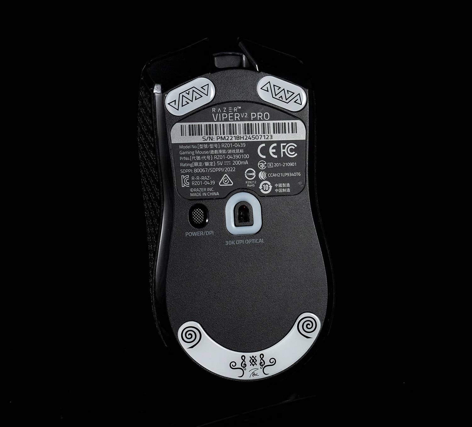 BT.L Glass Mouse Feet Skates for Razer Viper V2 Pro - Ultra Smooth Gliding for Gaming & Esports - Perfect for FPS, MOBA, and Competitive Gaming