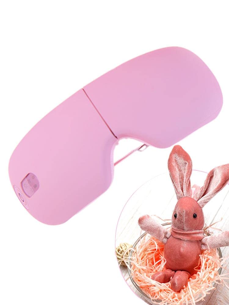 Smart Wireless Bluetooth Eye Massager with Heat & Music - Rechargeable Electric Eye Relaxation for Stress Relief, Sleep Aid, and Dry Eye Relief - Perfect for Office, Travel, and Home Use