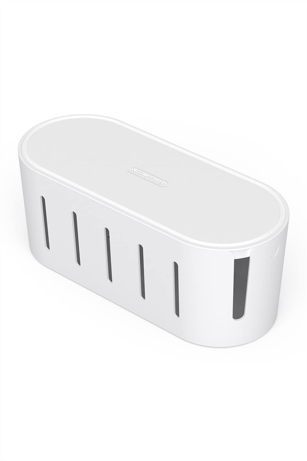 Wall-Mounted Cable Management Box with Child Lock - Organize TV & Computer Wires, Hide Power Strips & Cords - Ideal for Home Office, Living Room & Gaming Setup