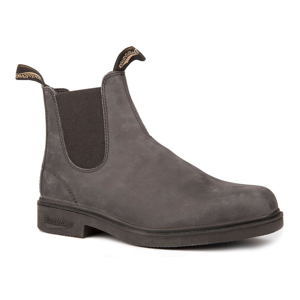 Blundstone 1308 Rustic Black Leather Chelsea Boots for Men - Comfortable & Stylish Dress Shoes for Work, Casual Wear & Outdoor Activities