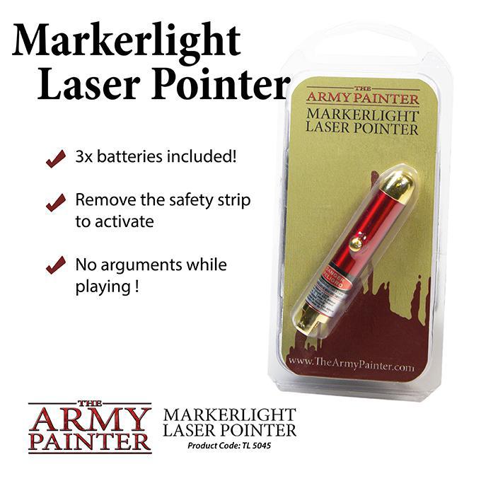 Army Painter Markerlight Laser Pointer - High Precision Green Beam for Miniature Painting, Wargaming & Tabletop Gaming - Perfect for Hobbyists & Model Builders