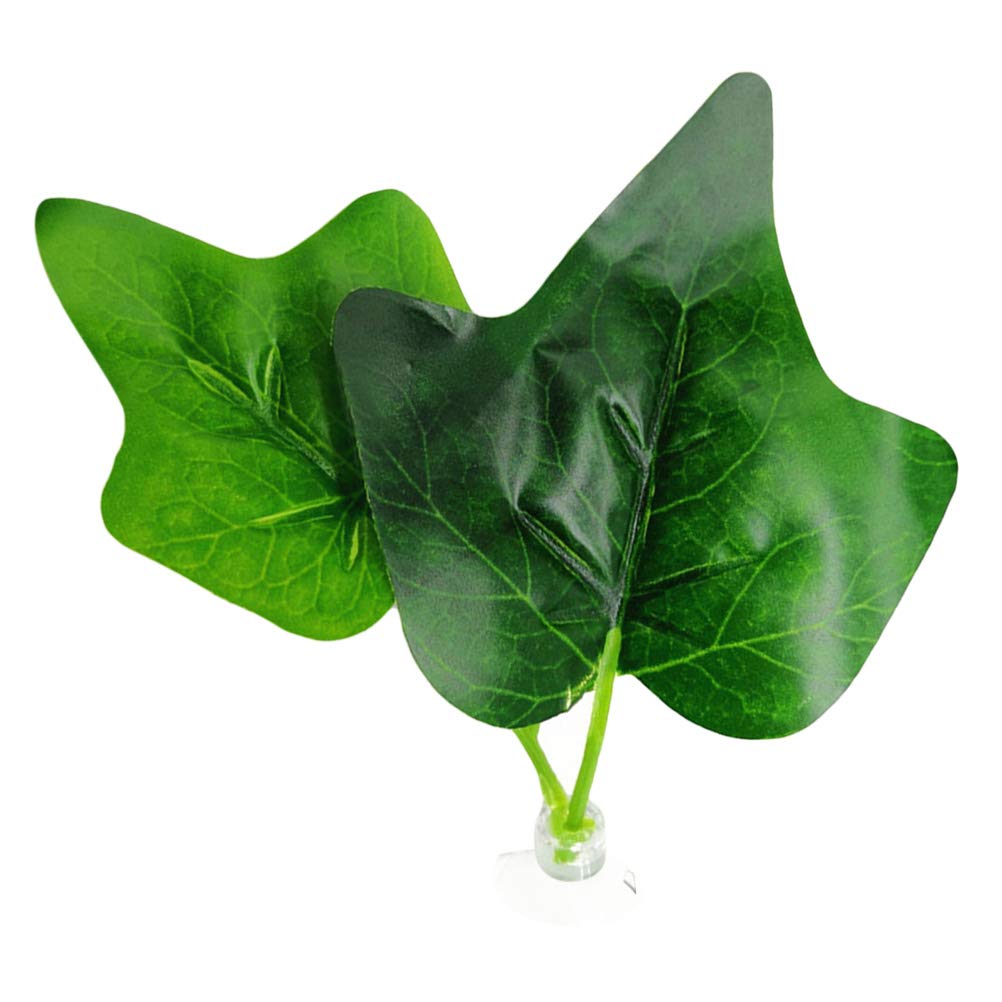 2pcs Betta Fish Hammock & Artificial Plant Leaf - Aquarium Decor for Tropical Fish Tanks