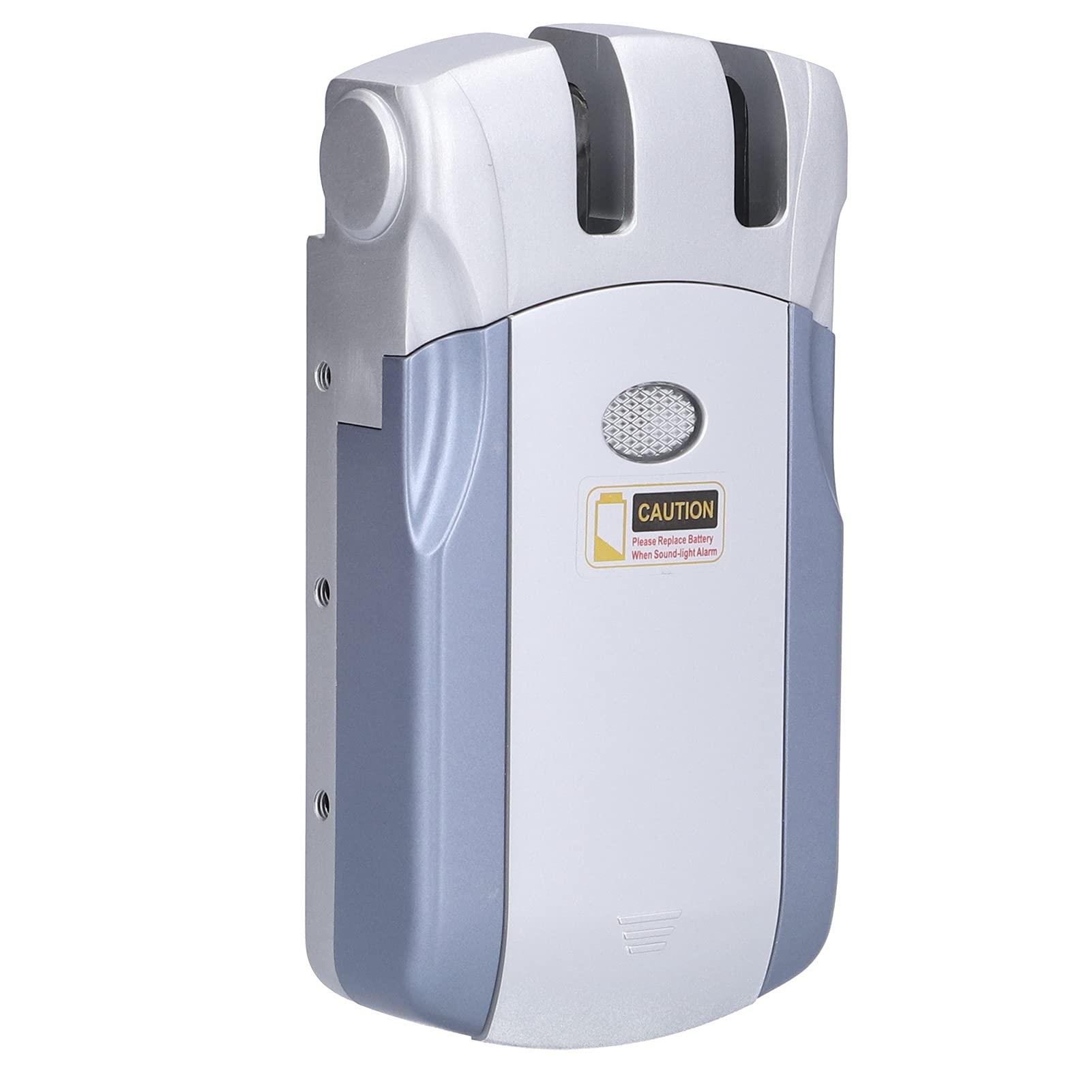 Smart Keyless Entry Door Lock - Wireless Remote Control Electronic Deadbolt with 4 Remotes, Anti-Theft Security System (Silver) | Perfect for Homes, Apartments, Offices & Vacation Rentals