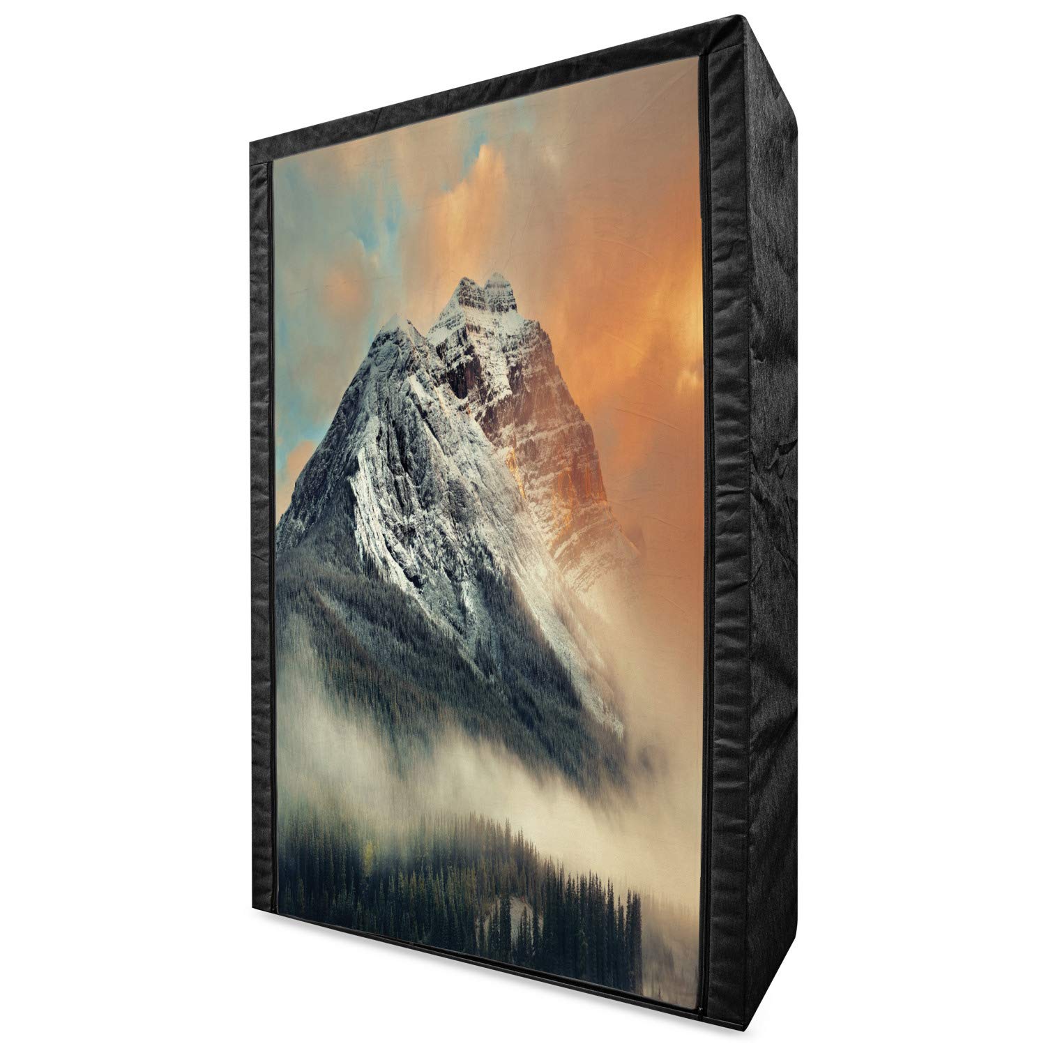 Ambesonne Portable Fabric Wardrobe with National Parks Print - 42.5