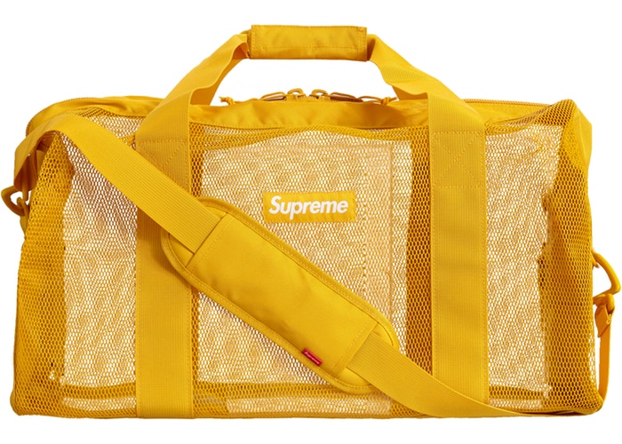 Supreme Big Duffle Bag (SS20) Gold - Large Travel Gym Sports Bag for Men & Women - Perfect for Workouts, Travel, and Weekend Getaways