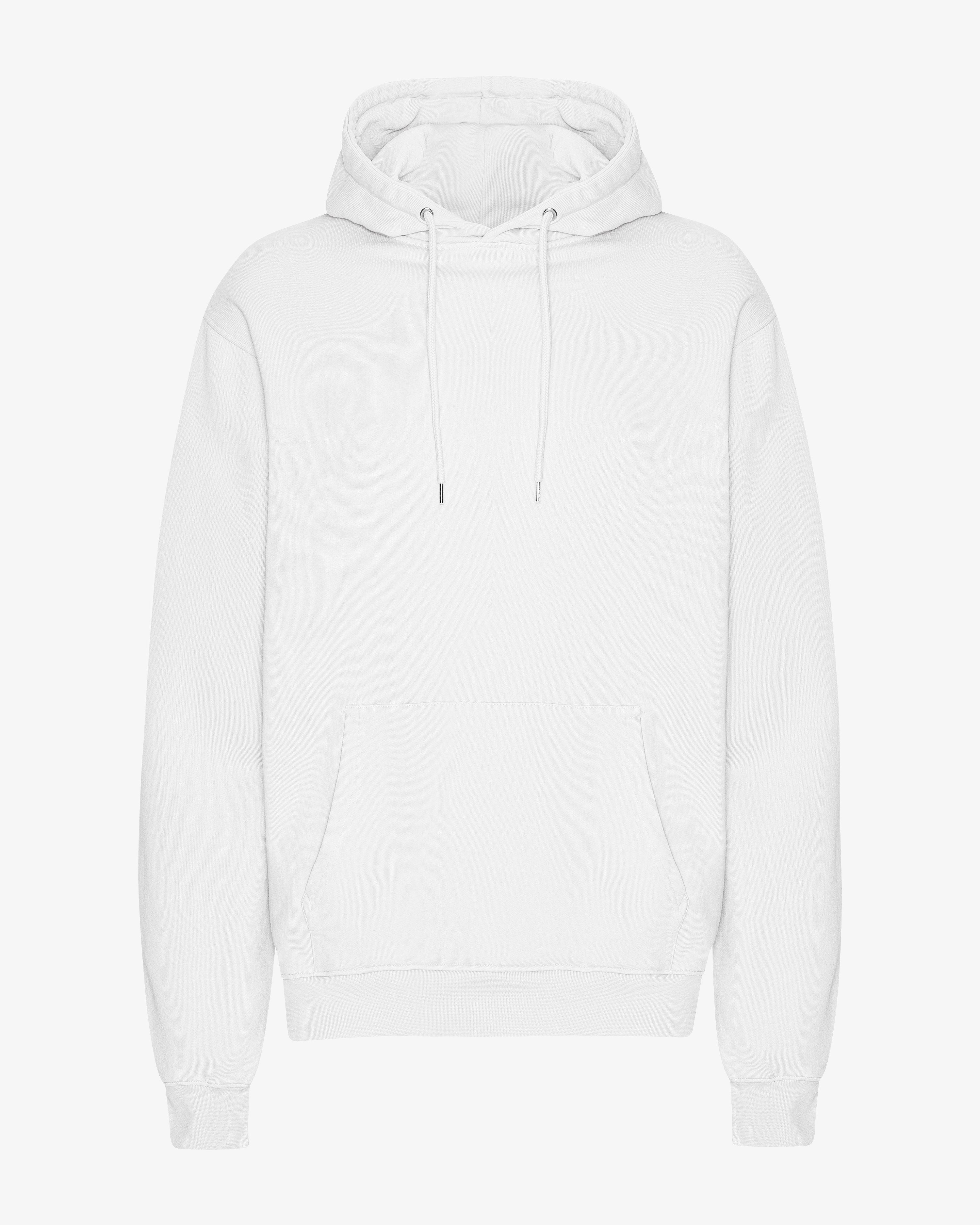 Classic Organic Hooded Sweatshirt for Men & Women - Soft & Comfortable Optical White Pullover for Casual Wear & Outdoor Activities