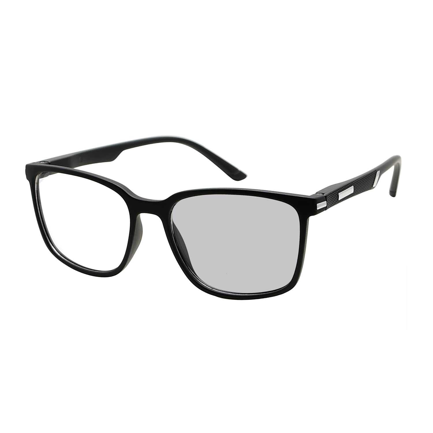 Eyekepper Transition Photochromic Reading Glasses for Women & Men +2.25 Strength - Lightweight Blue Light Blocking Lenses for Indoor/Outdoor Reading, Driving & Computer Use