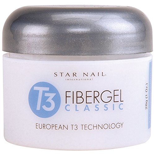 T3 European Fibergel Opaque Rose Nude 1 oz - Natural-Looking False Nail Builder Gel for DIY Manicures & Salon-Quality Nail Extensions at Home