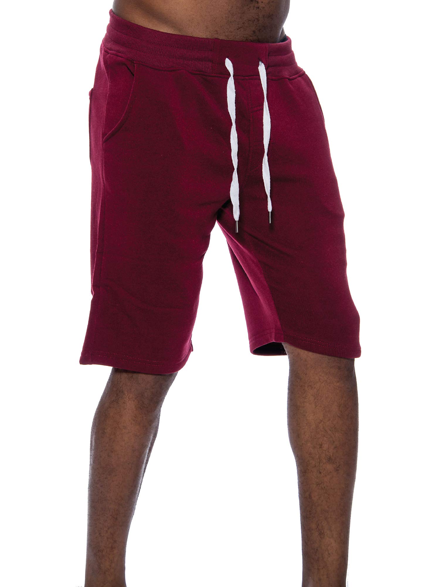 9 Crowns Men's TR William Fleece Casual Shorts - Soft & Comfortable Lounge Shorts for Home, Gym & Outdoor Activities