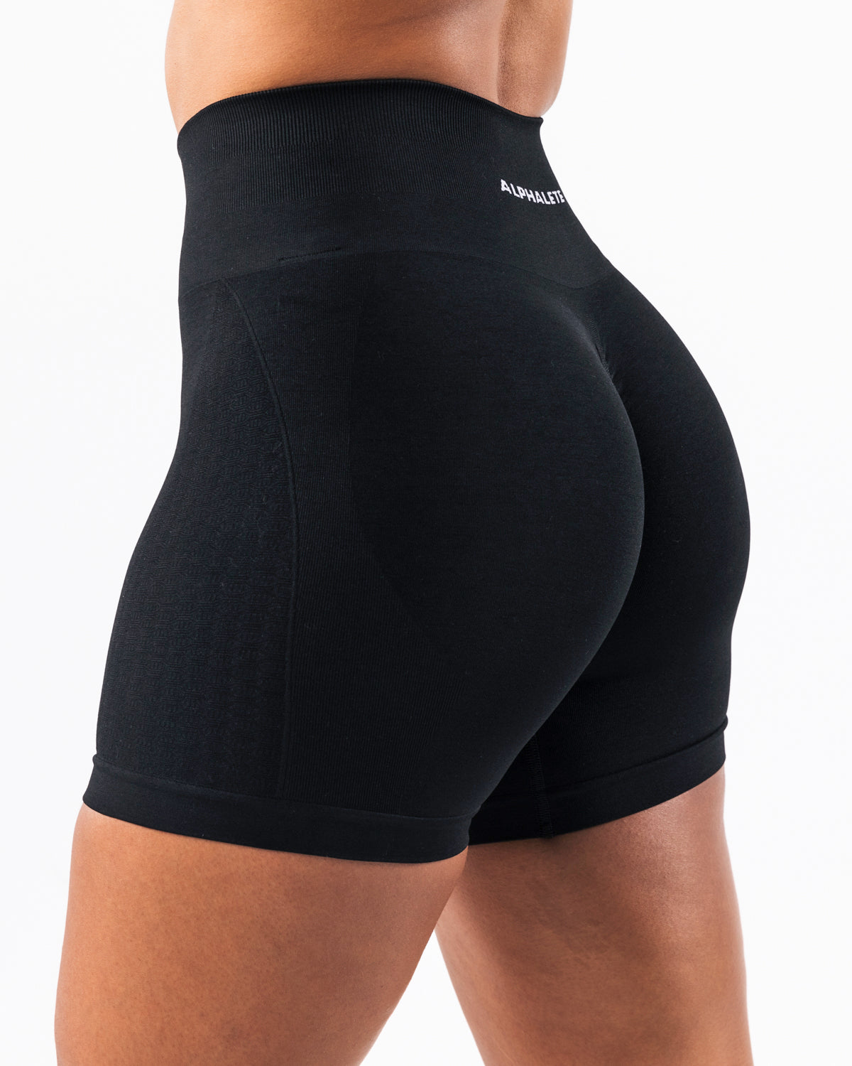 Amplify Contour Short 5 - High Waisted Workout Shorts for Women, Black | Perfect for Yoga, Running & Gym Training