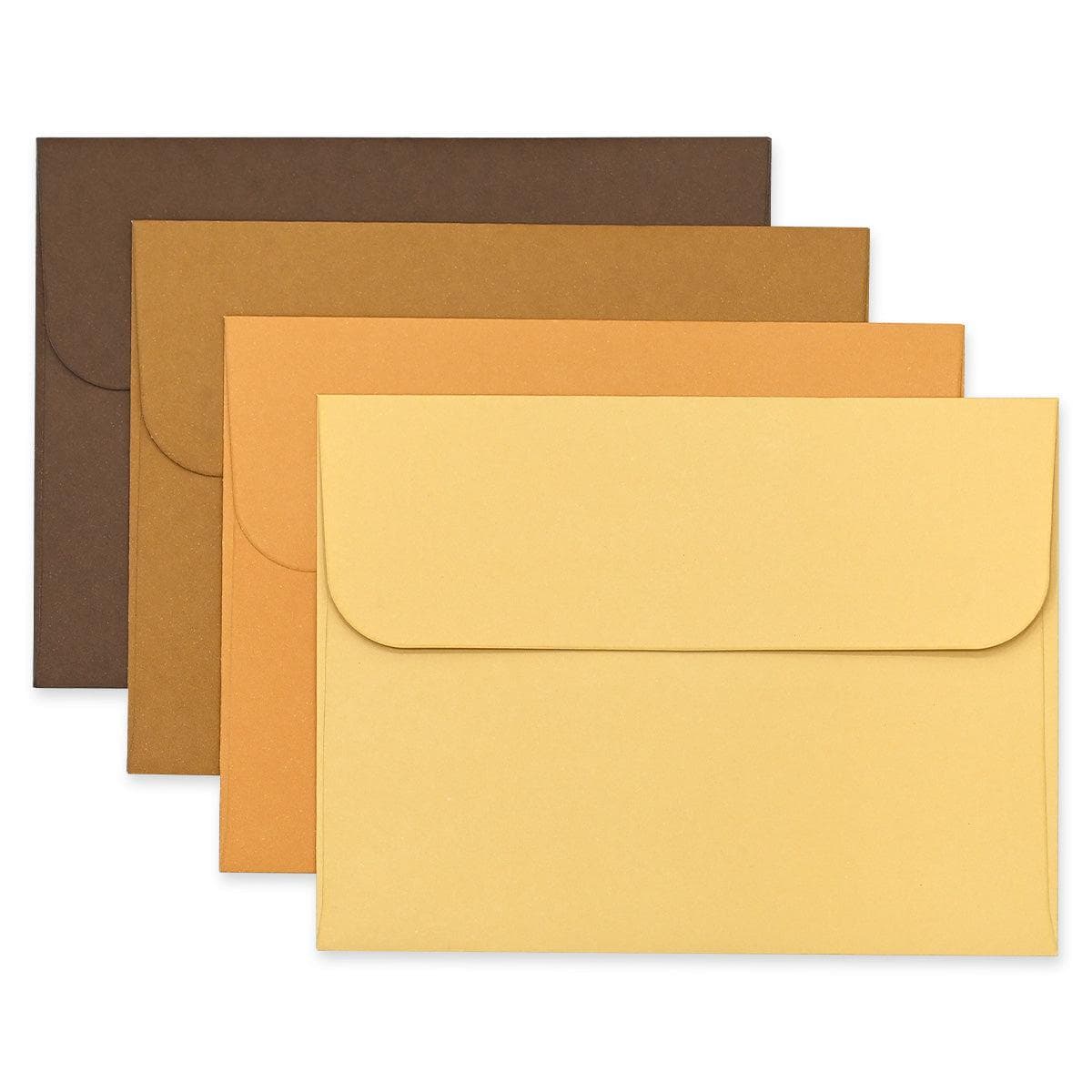 Fall Harvest Envelope Bundle - 50pcs Autumn Themed Craft Envelopes for DIY Scrapbooking, Card Making & Wedding Invitations - Perfect for Seasonal Crafts and Holiday Decorations