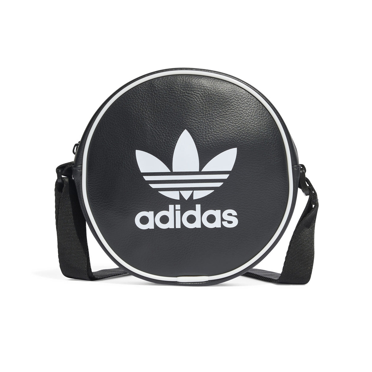 Adicolour Classic Round Bag - Stylish & Durable Black Crossbody Purse for Women | Perfect for Travel, Shopping & Everyday Use