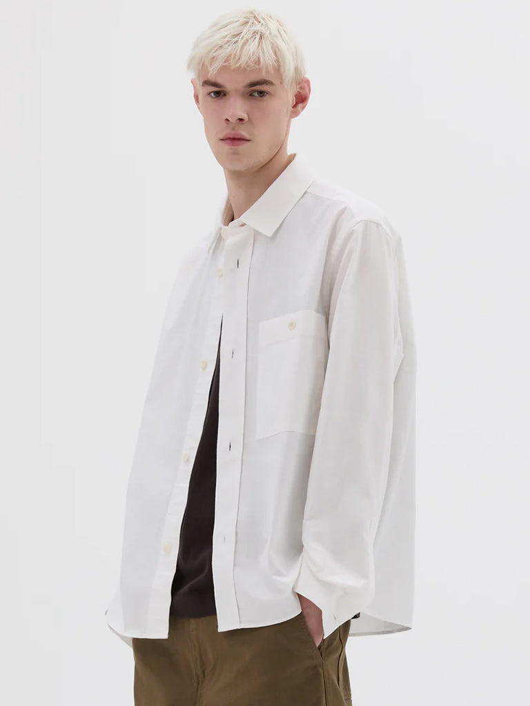 Premium MHL Off White Textured Shirt - Men's Casual Button Down Top for Work, Date Night & Everyday Wear