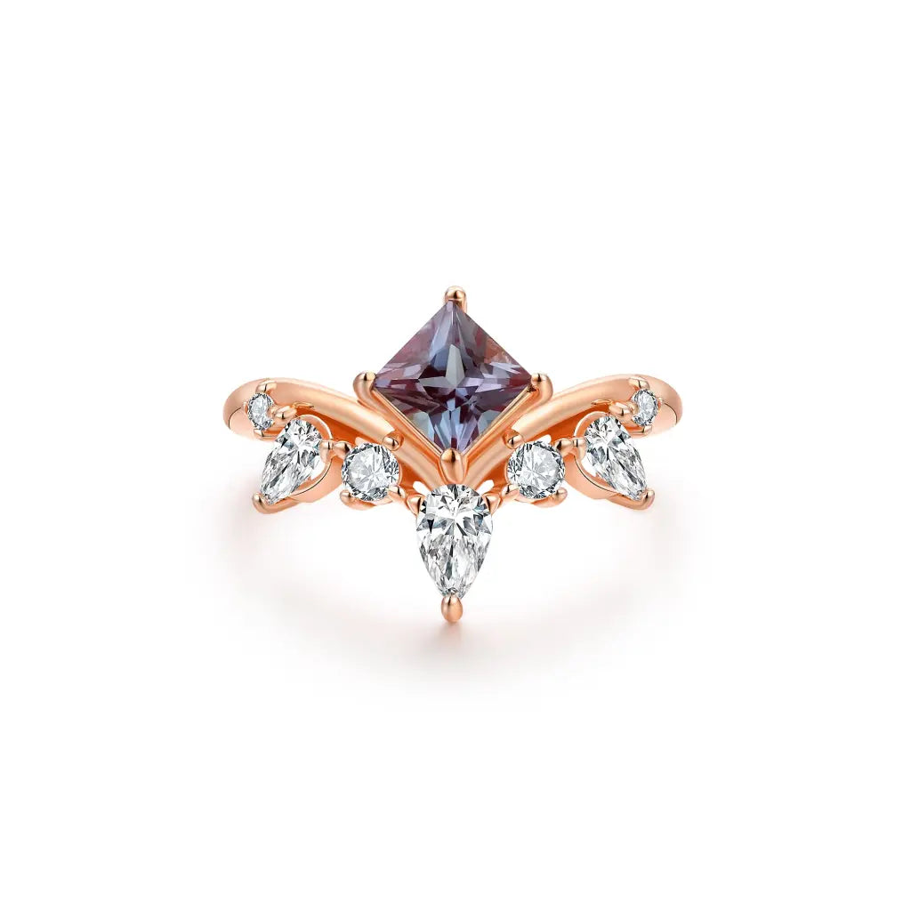 Kate Ring - Elegant Gold Plated Sterling Silver Ring for Women, Perfect for Everyday Wear, Anniversary Gifts & Special Occasions