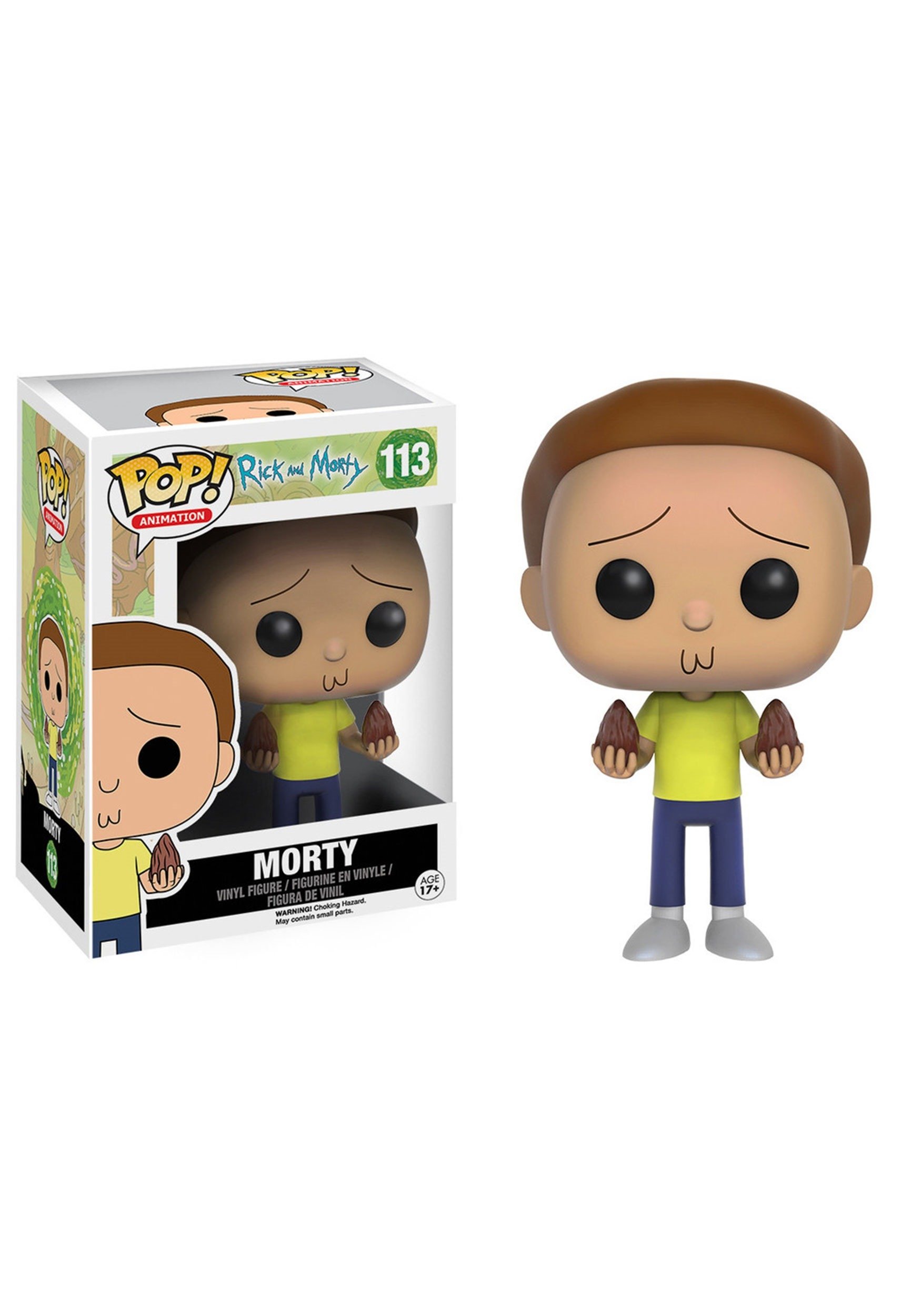 Funko POP Animation: Rick & Morty - Morty Vinyl Collectible Figure | Official Licensed Merchandise | Perfect for Display, Gifts & Pop Culture Collections